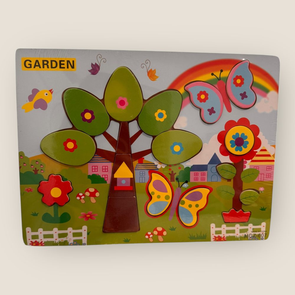 Puzzle de lemn pentru copii - diferite modele - imagine 2