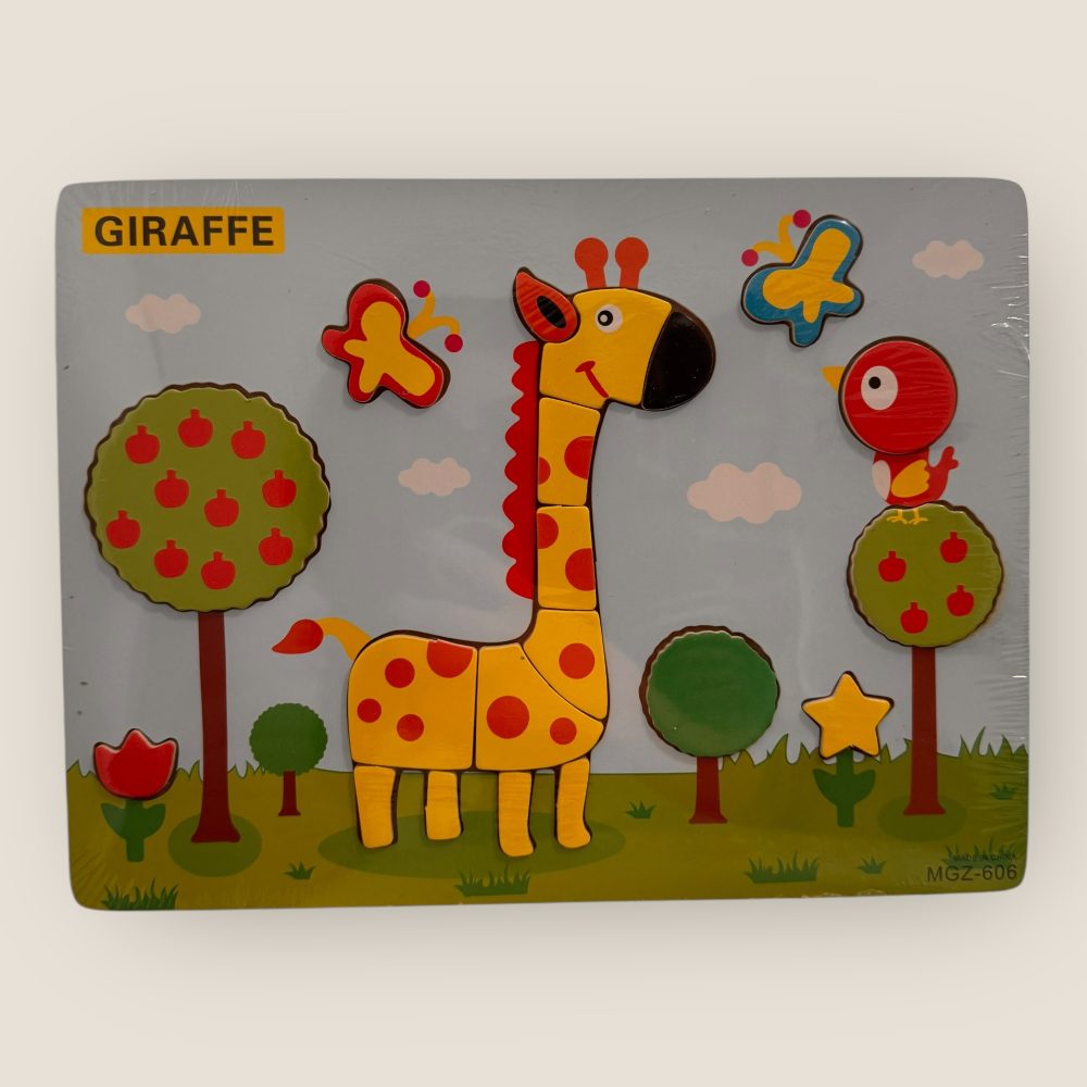 Puzzle de lemn pentru copii - diferite modele - imagine 4